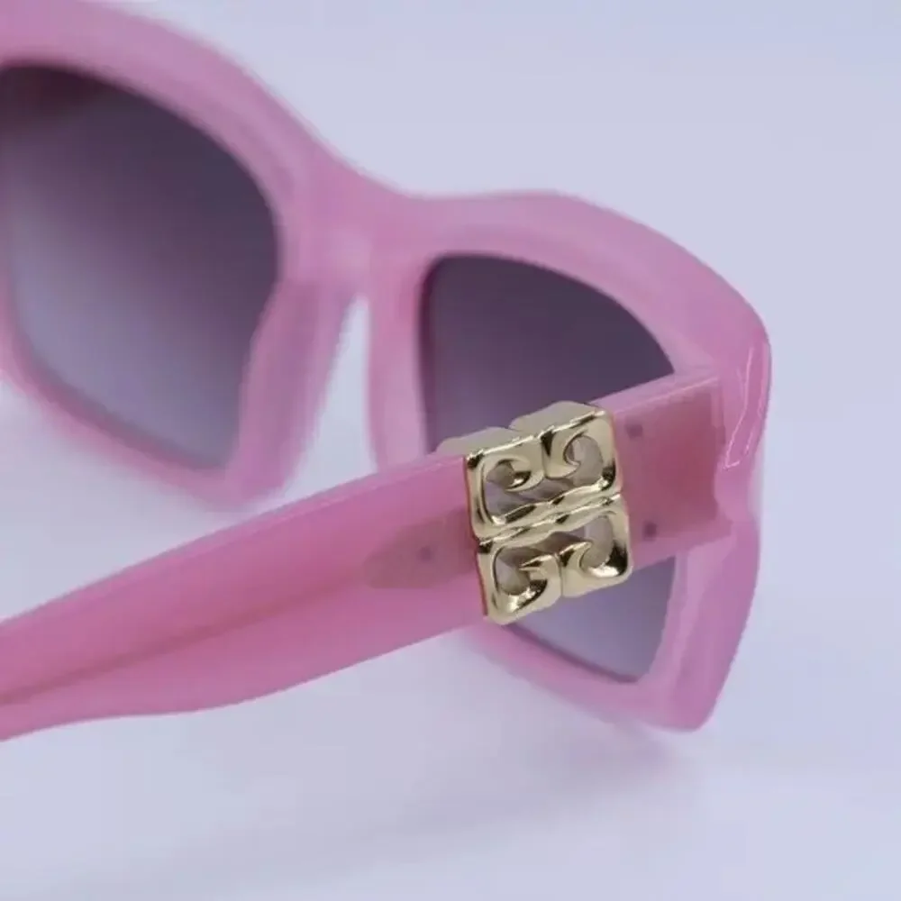 New! Givenchy Pink Sunglasses with Gold Accent, GV40103I 72Z, Authentic